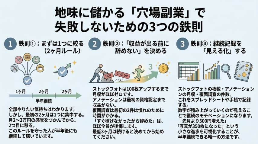 穴場副業の鉄則