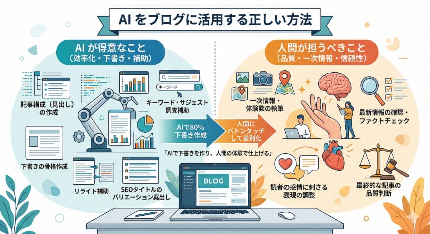 AIブログ正しい方法