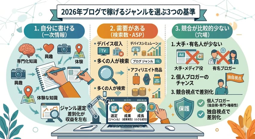 ブログジャンル基準