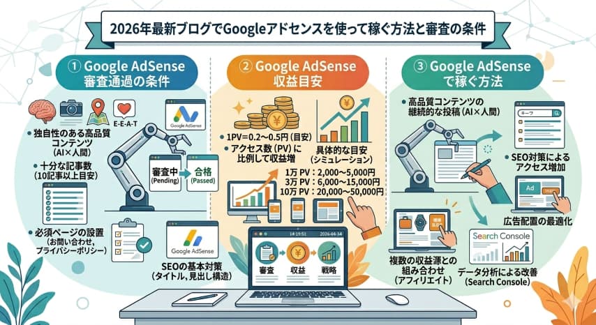 Googleアドセンスで稼ぐ方法