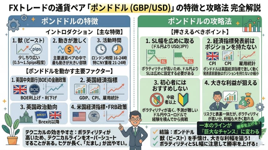 ポンドドルの特徴