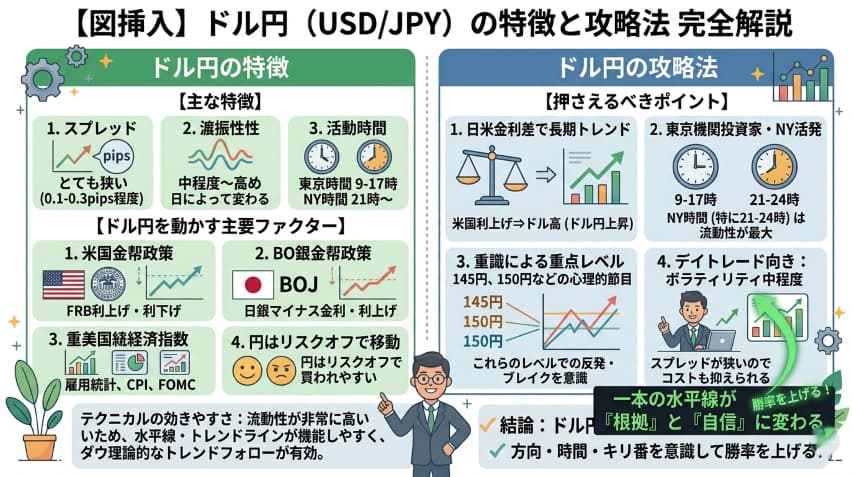 ドル円の特徴
