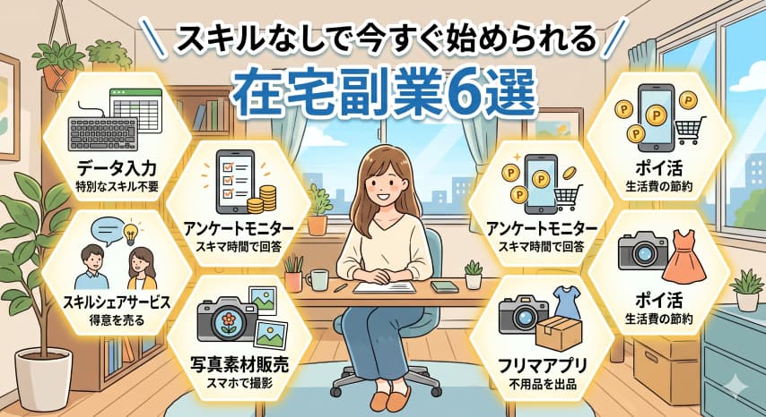 スキルなし在宅副業6選