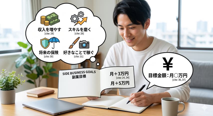 副業初心者始める目的