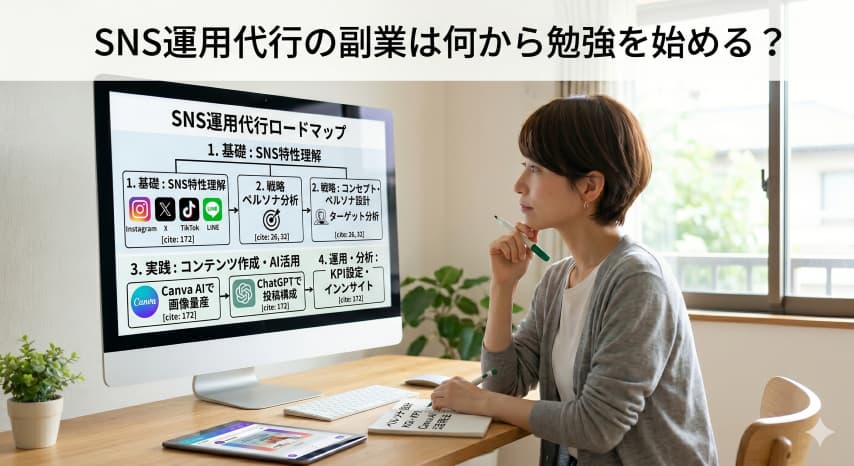 SNS副業勉強始め方