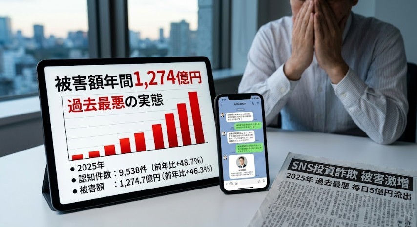 SNS型投資詐欺統計