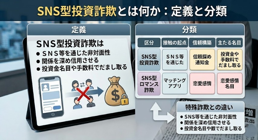 SNS型投資詐欺定義