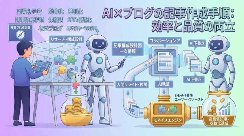 AIブログ副業記事作成