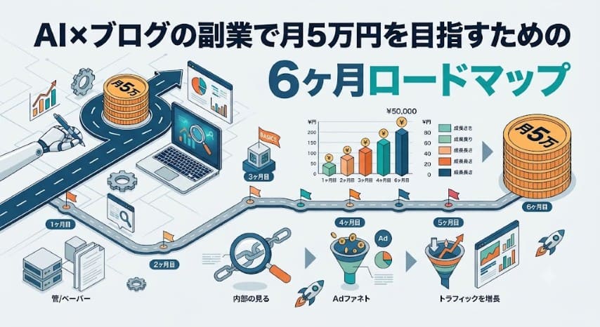 AIブログ副業ロードマップ