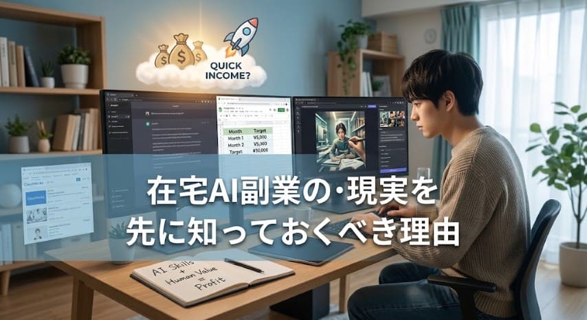 在宅AI副業現実