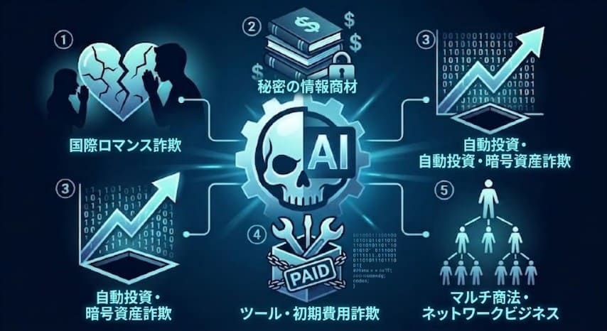AI副業詐欺手口