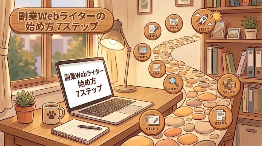 副業Webライター7ステップ