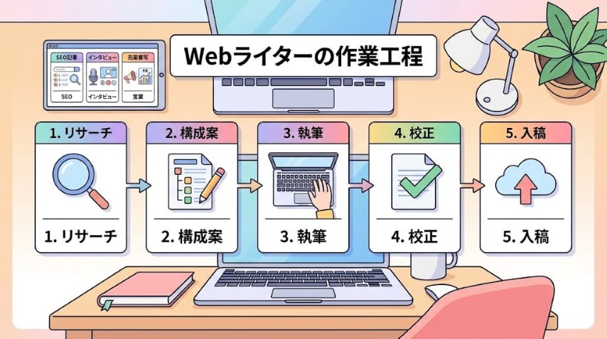 副業Webライター作業